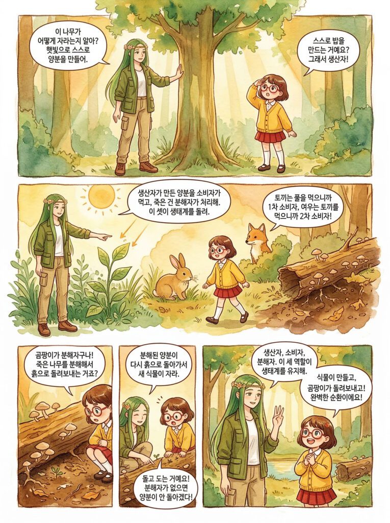 생태계 구성 요소 생물 비생물 환경