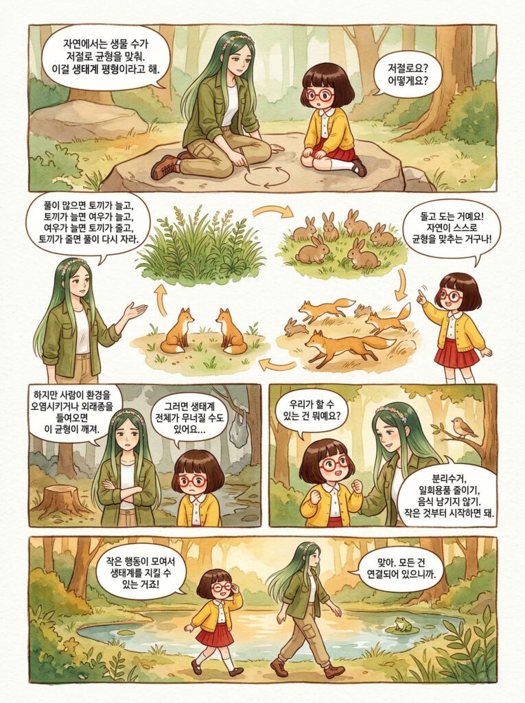 먹이 그물 생태계 평형