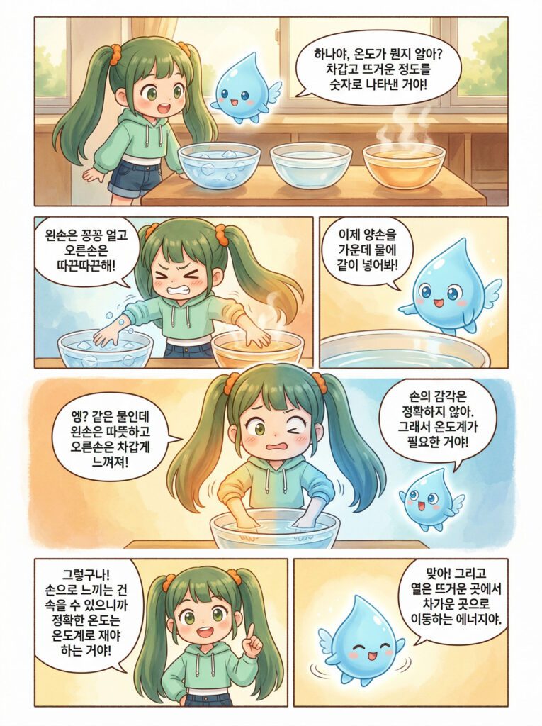 초등 5학년 과학 온도와 열 학습만화
