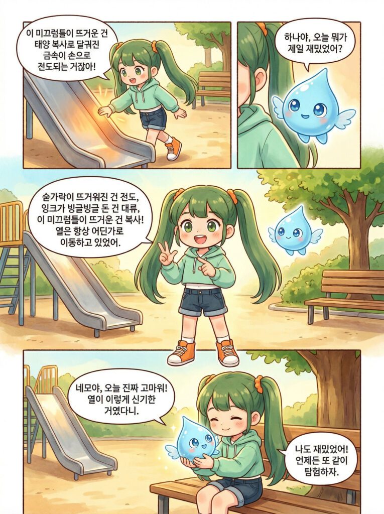 사이언스툰 온도와 열 학습만화 샘플